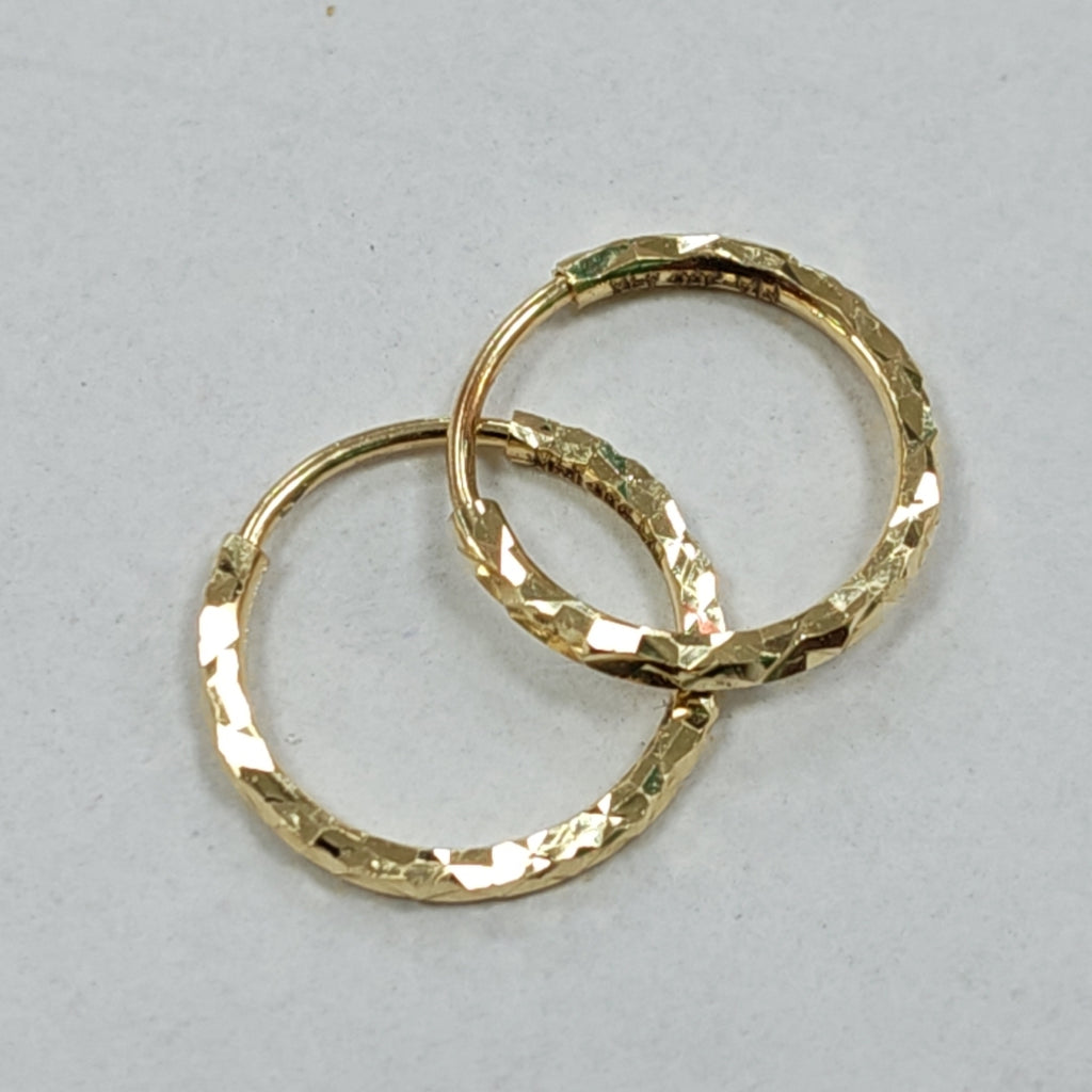 ARRACADAS PAR ORO 14 K 0,70 GRMS (SEMINUEVO)