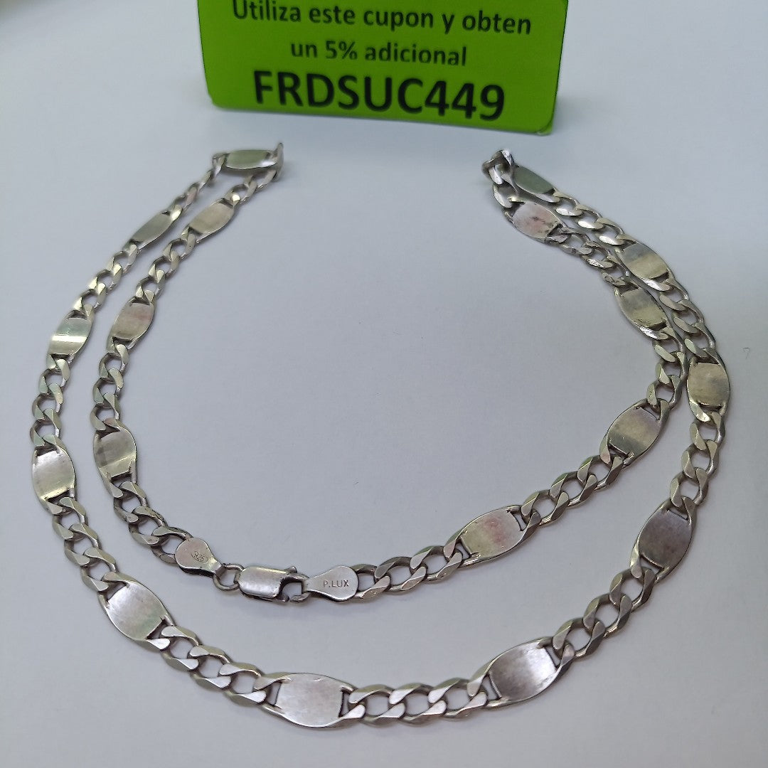 CADENA PLATA 22.7 GRMS (SEMINUEVO)