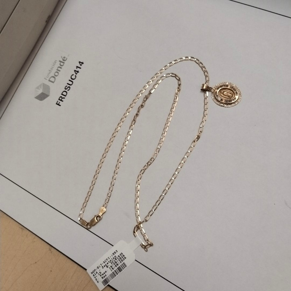 CADENA, DIJE ORO 10 K 5 GRMS (SEMINUEVO)