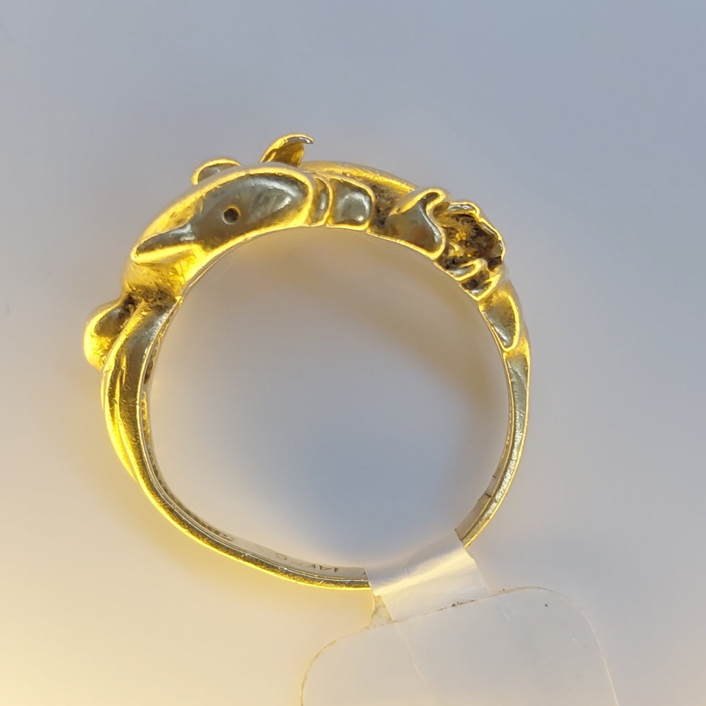 ANILLITO ORO 14 K 4.3 GRMS (SEMINUEVO)