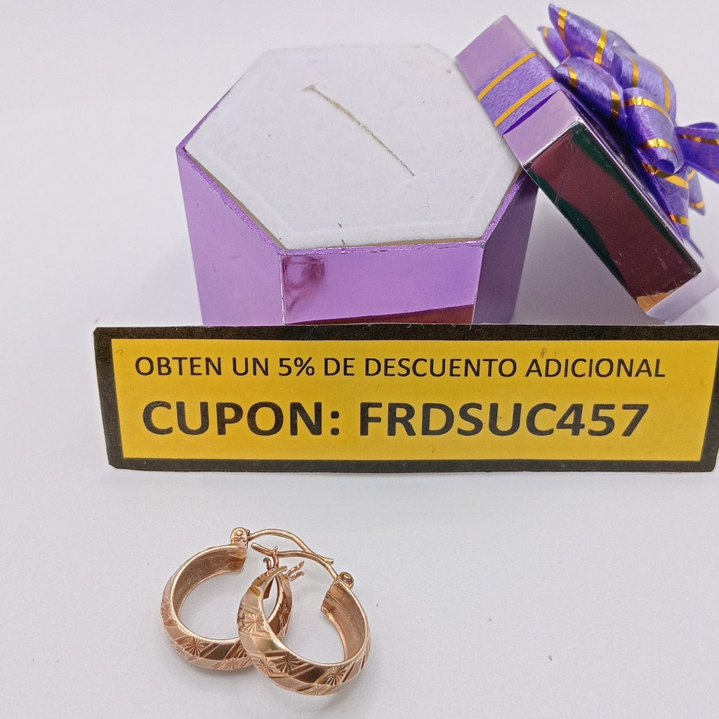 ARRACADAS PAR ORO 10 K 1,90 GRMS (SEMINUEVO)