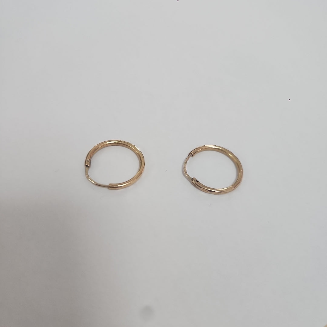 ARRACADAS PAR ORO 14 K 1,20 GRMS (SEMINUEVO)
