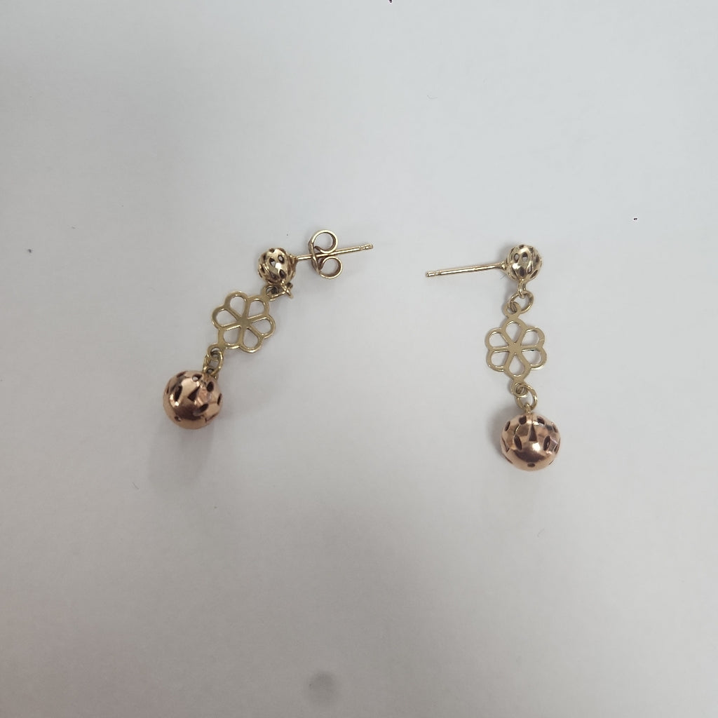 BROQUELES PAR ORO 14 K 2,00 GRMS (SEMINUEVO)