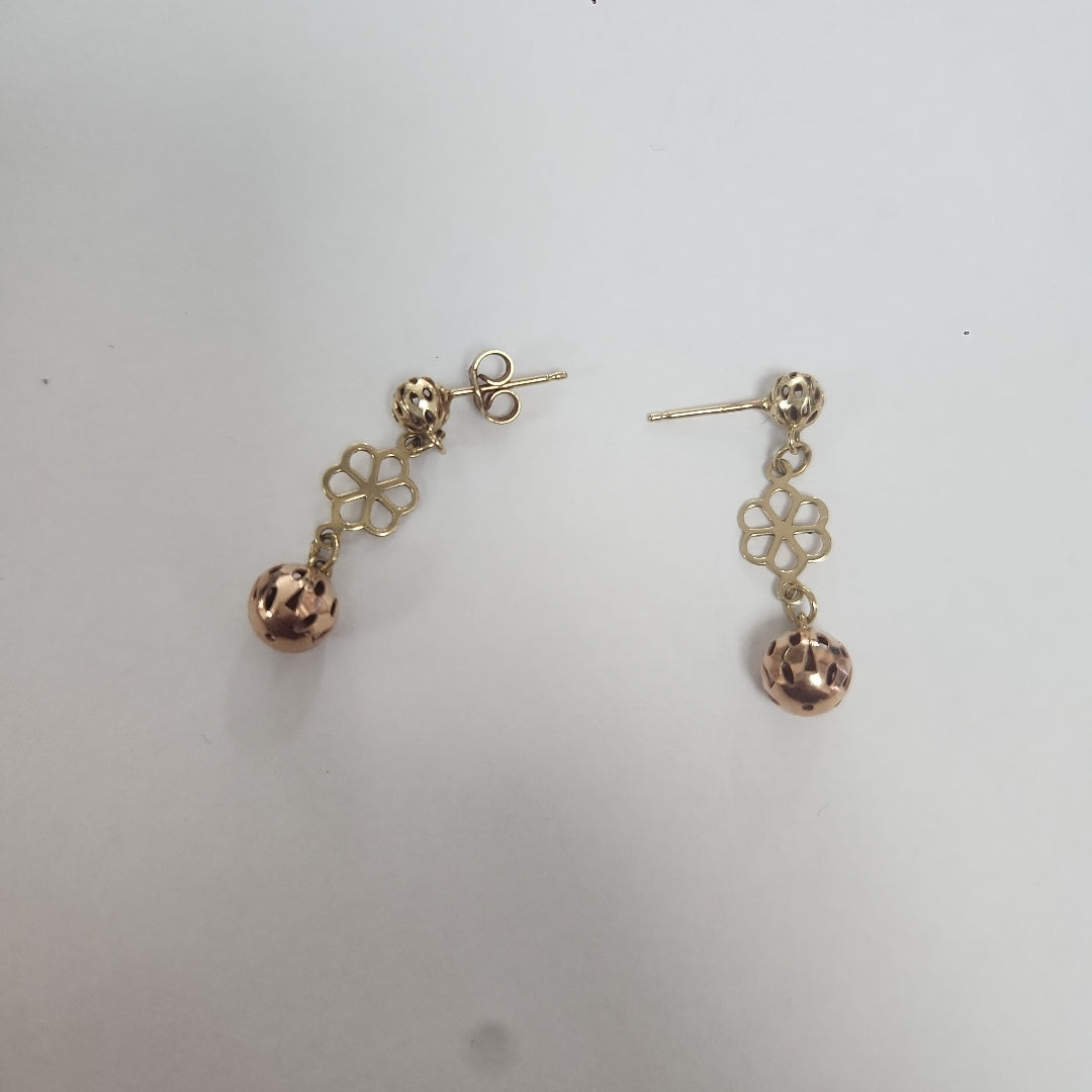 BROQUELES PAR ORO 14 K 2,00 GRMS (SEMINUEVO)