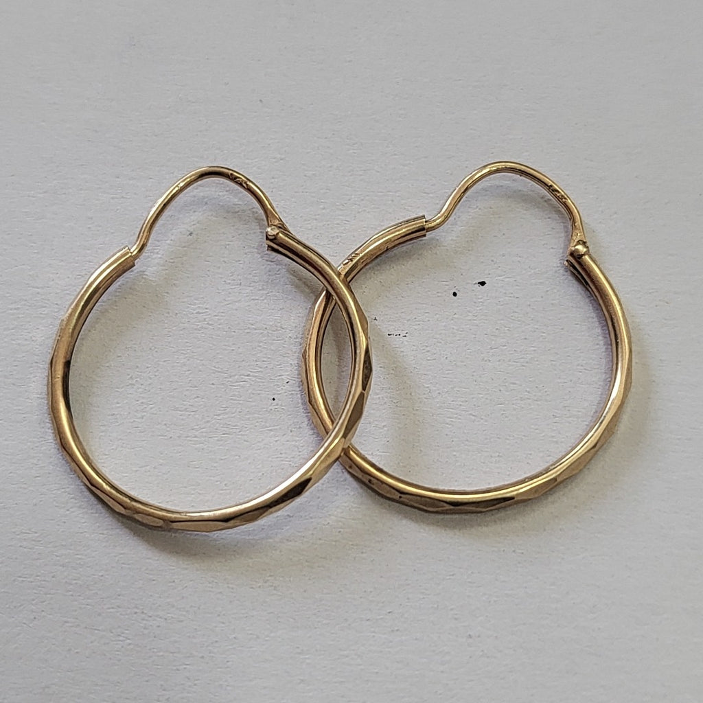 ARRACADAS PAR ORO 14 K 1.3 GRMS (SEMINUEVO)