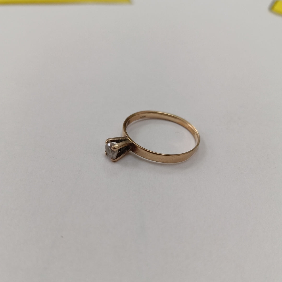 SOLITARIO ORO 14 K 1.4 GRMS (SEMINUEVO)