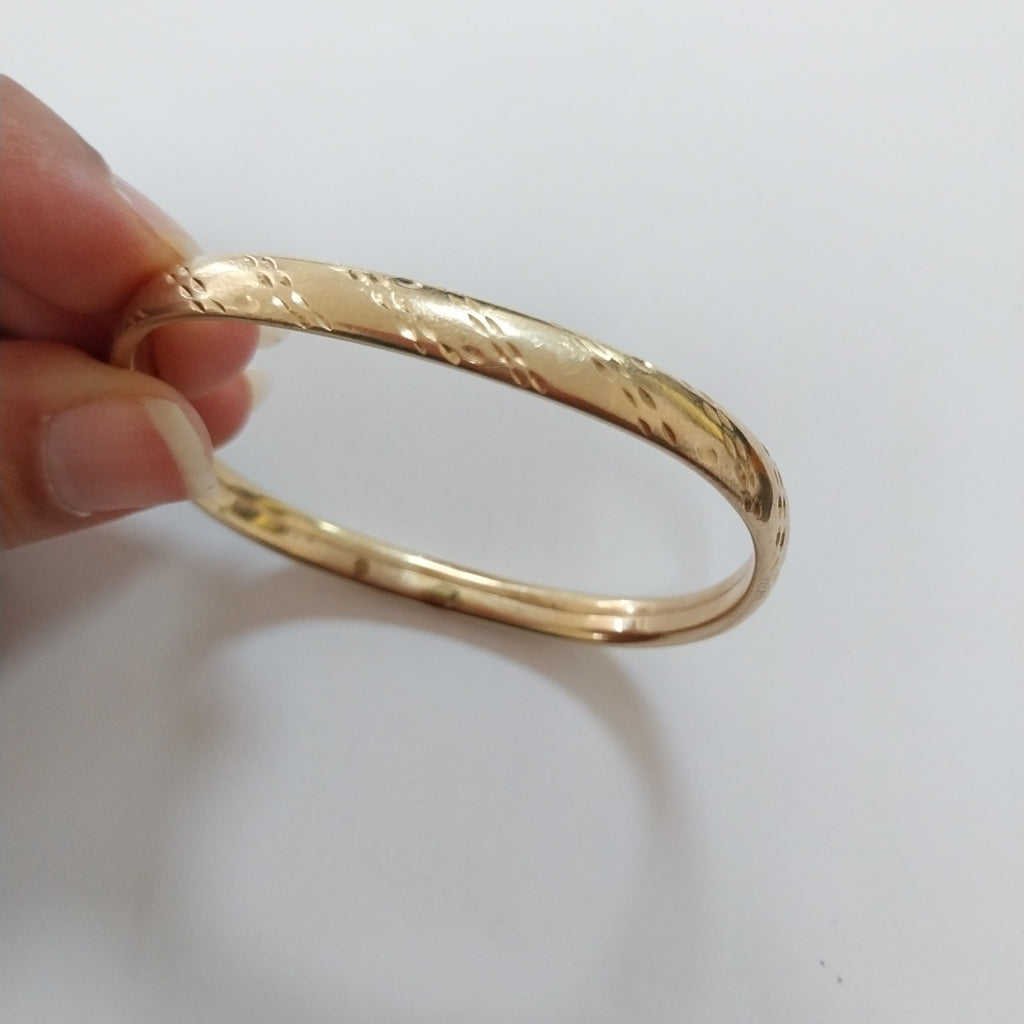 PULSERA RIGIDA ORO 14 K 9.3 GRMS (SEMINUEVO)