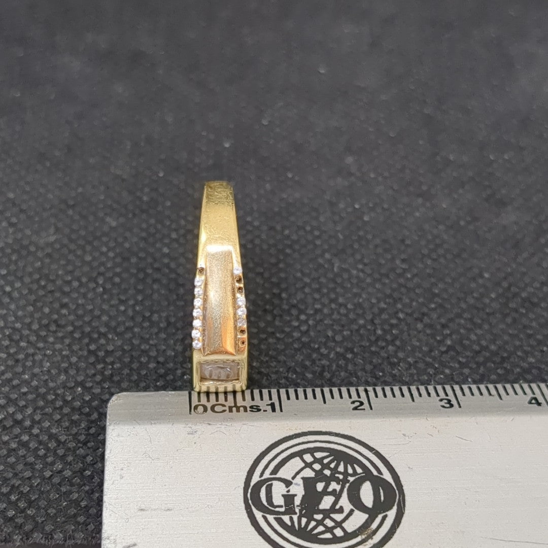 ANILLO ORO 10 K 3,50 GRMS (SEMINUEVO)