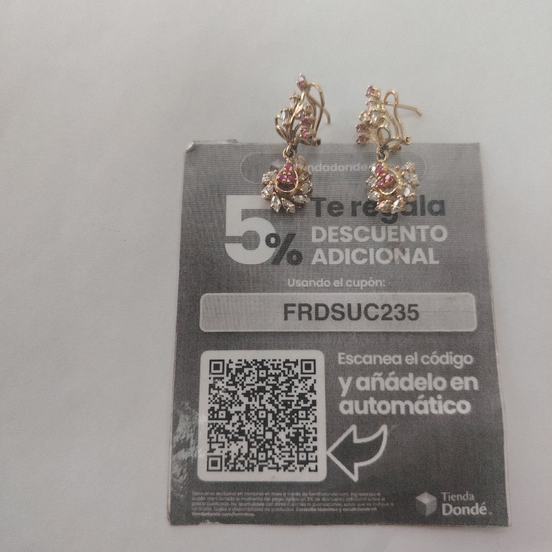 ARETES PAR ORO 10 K 6 GRMS (SEMINUEVO)