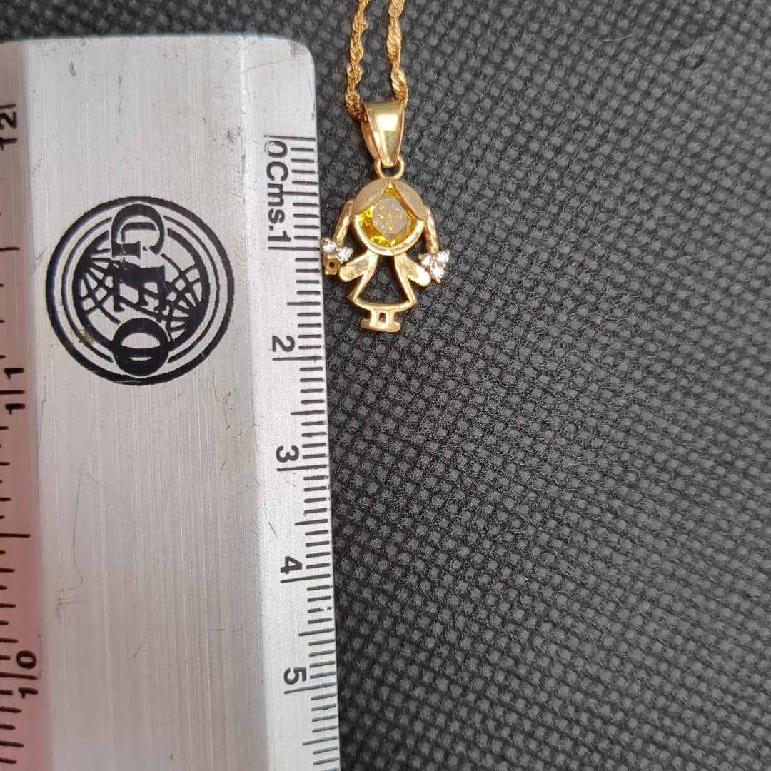 CADENA,DIJE ORO 10 K 2,10 GRMS (SEMINUEVO)