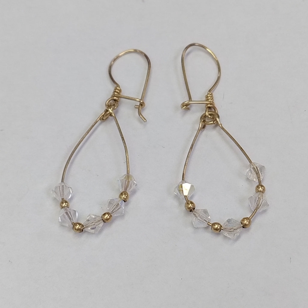 ARETES PAR ORO 14 K 1.9 GRMS (SEMINUEVO)