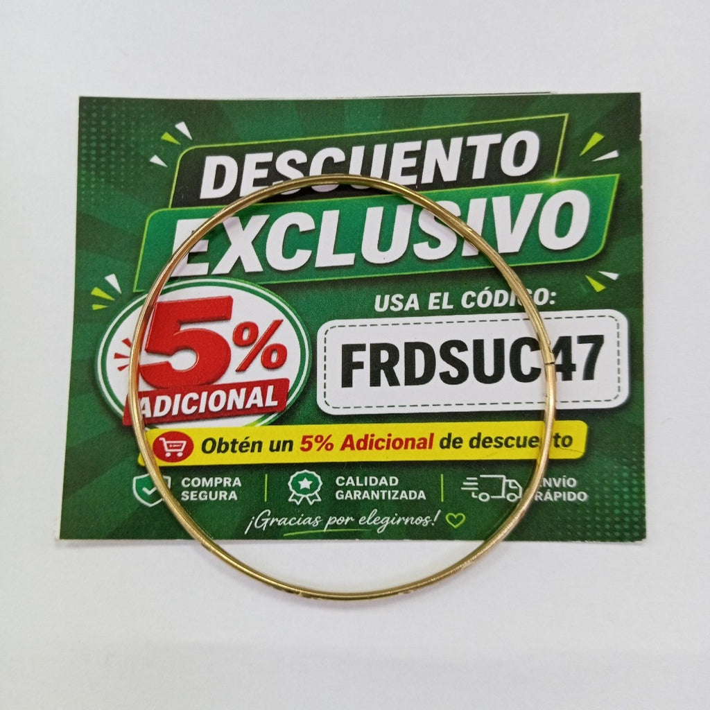 PULSERA RIGIDA ORO 10 K 3,20 GRMS (SEMINUEVO)