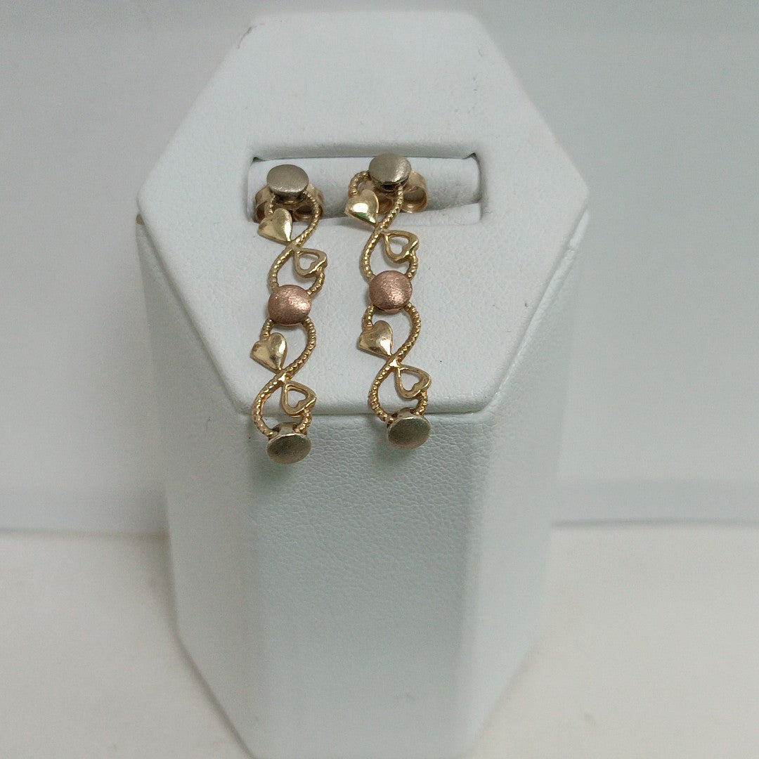 ARETES PAR ORO 10 K 2.2 GRMS (SEMINUEVO)