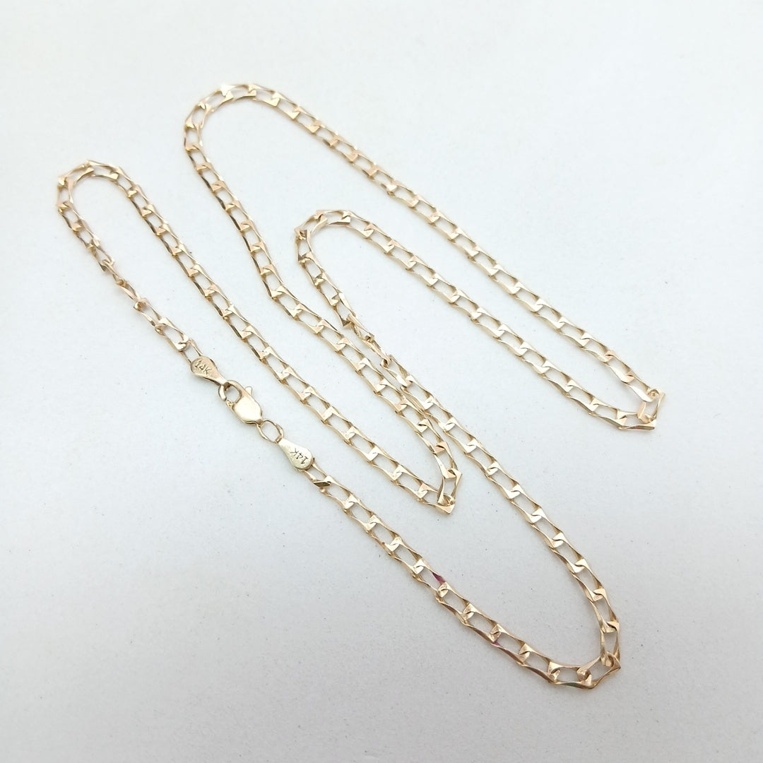 CADENA ORO 14 K 5.5 GRMS (SEMINUEVO)