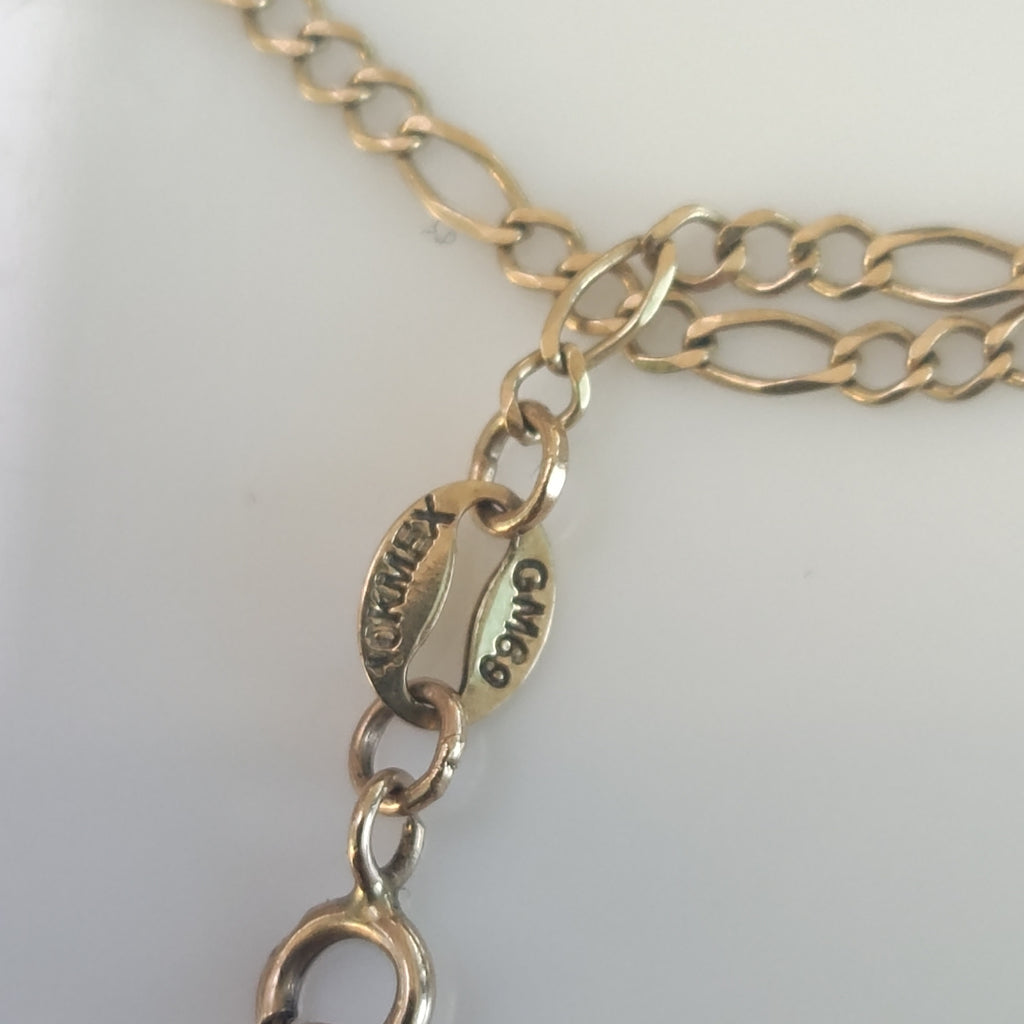CADENA, DIJE ORO 10 K 3.5 GRMS (SEMINUEVO)