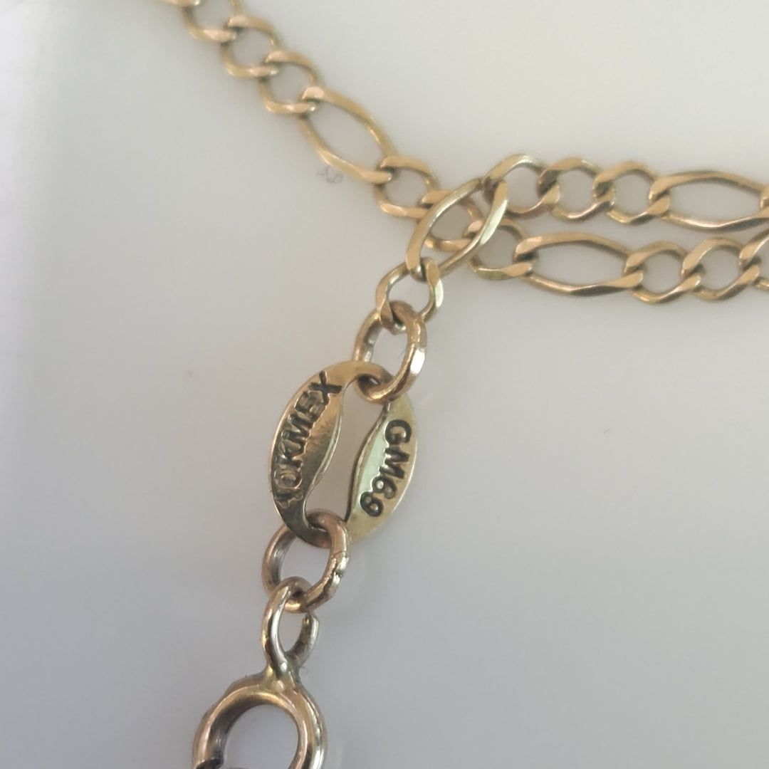 CADENA, DIJE ORO 10 K 3.5 GRMS (SEMINUEVO)