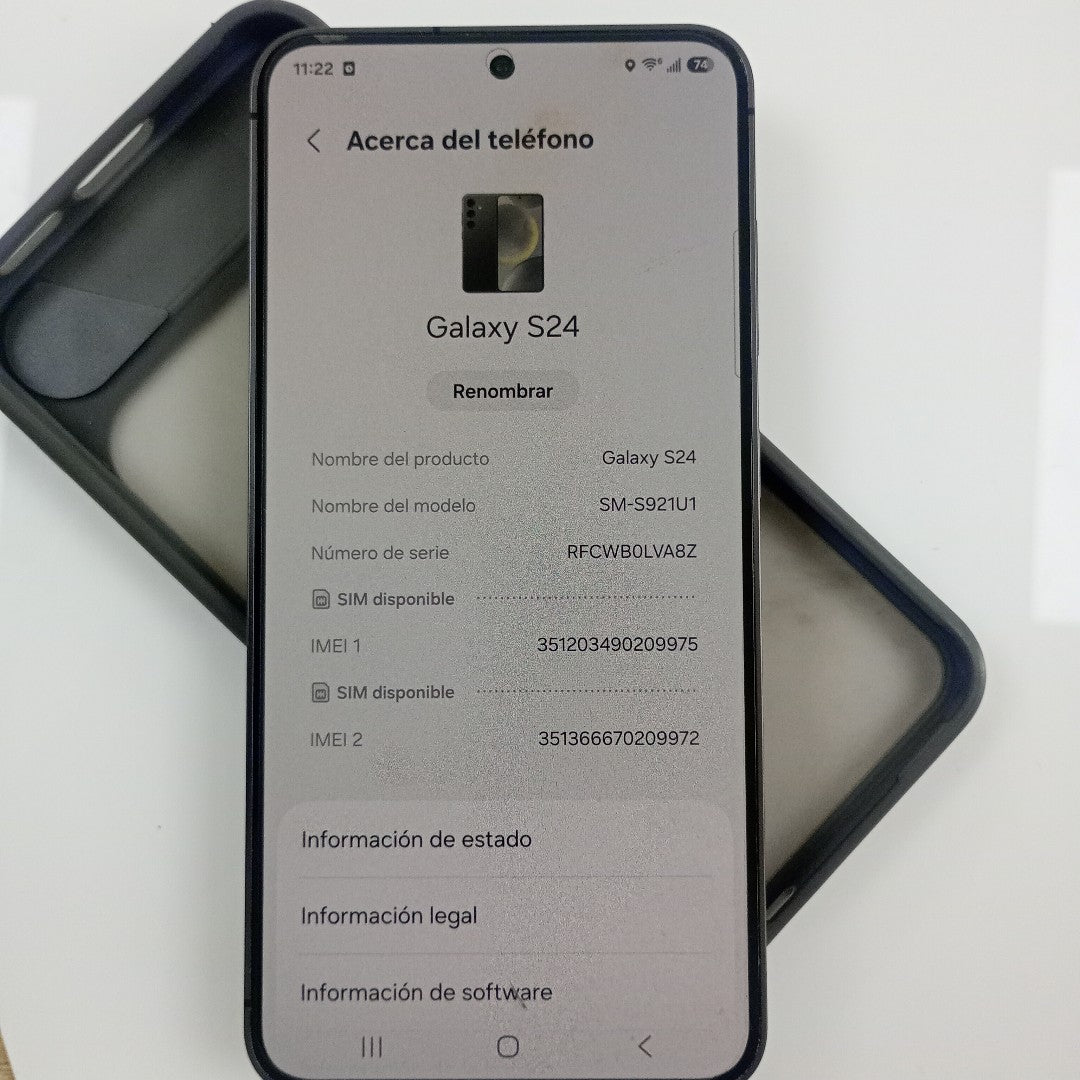 CELULAR SAMSUNG GALAXY S24 SM-S921U1 (2024) 128 GB 8 GB RAM (SEMINUEVO)