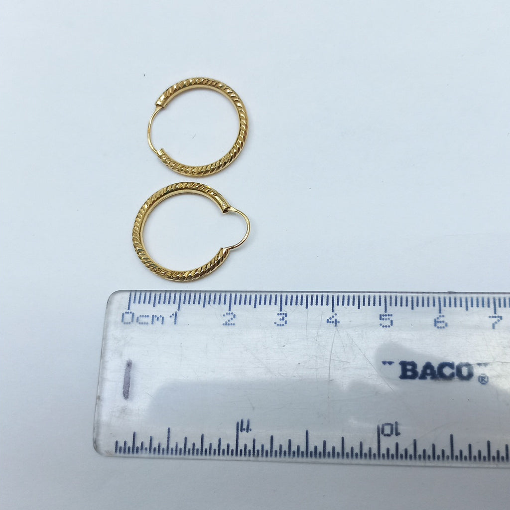 ARRACADAS PAR ORO 10 K 1.3 GRMS (SEMINUEVO)