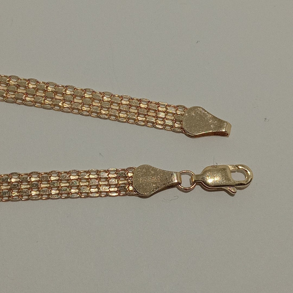 PULSERA ESPECIAL 14K 18 CM 4.7 GR (NUEVO)