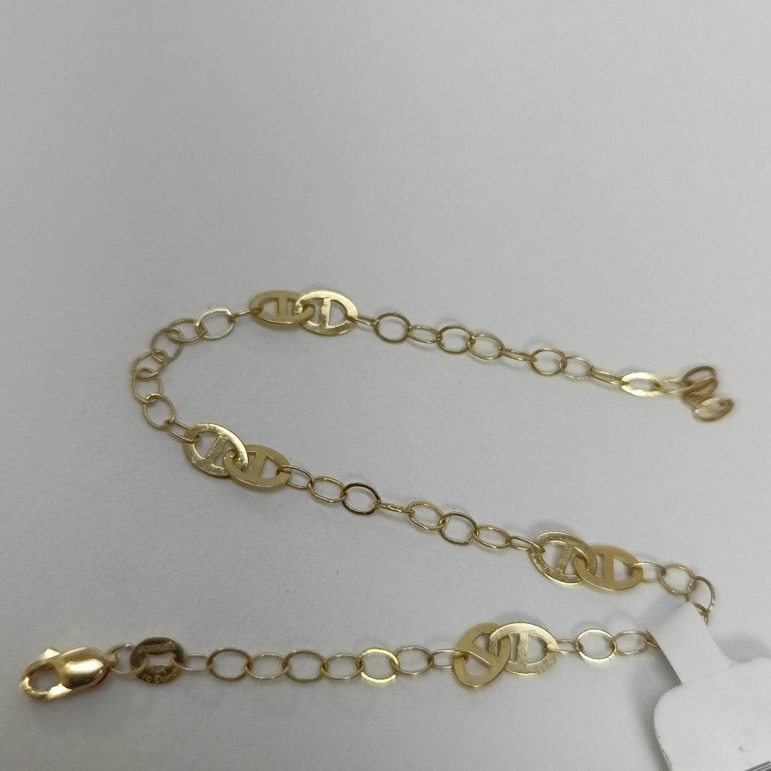 PULSERA ESPECIAL 14K 21 CM 1.9 GR (NUEVO)