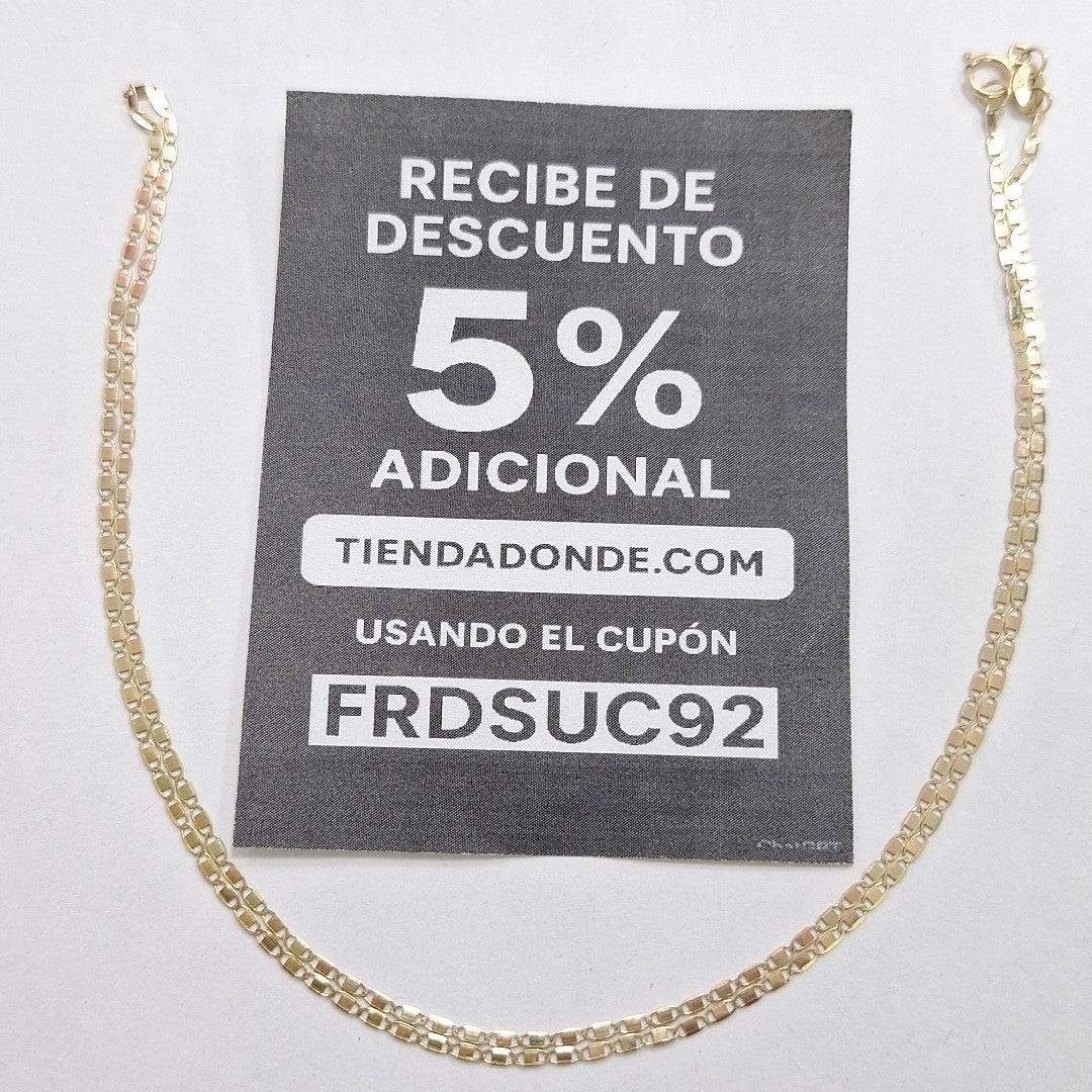 CADENA GUCHI 14K 50 CM 2 GR (NUEVO)