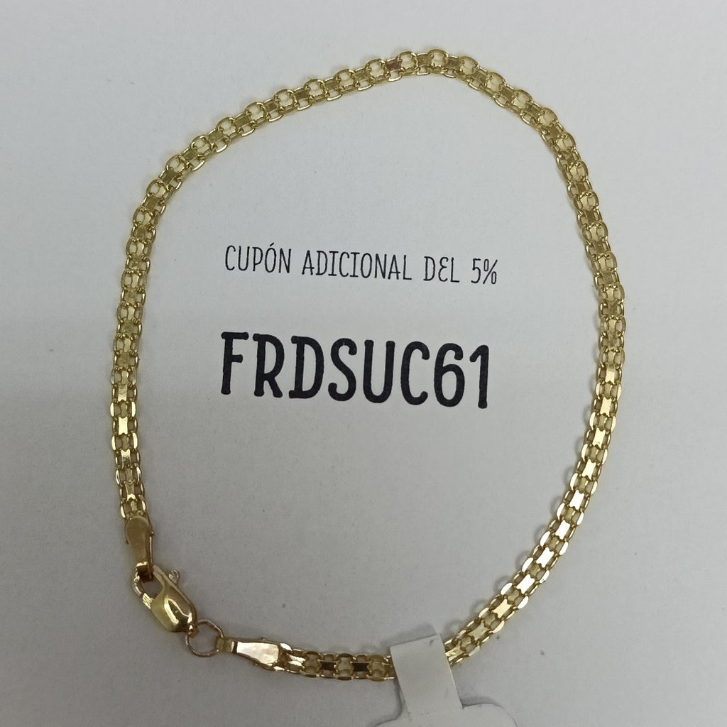 PULSERA BISMARK 14K 18 CM 2.4 GR (NUEVO)