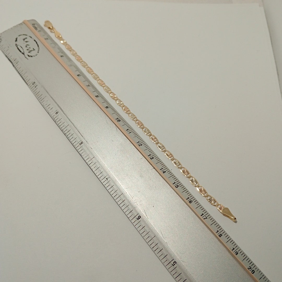 PULSERA GUCHI 14K 18 CM 2.8 GR (NUEVO)