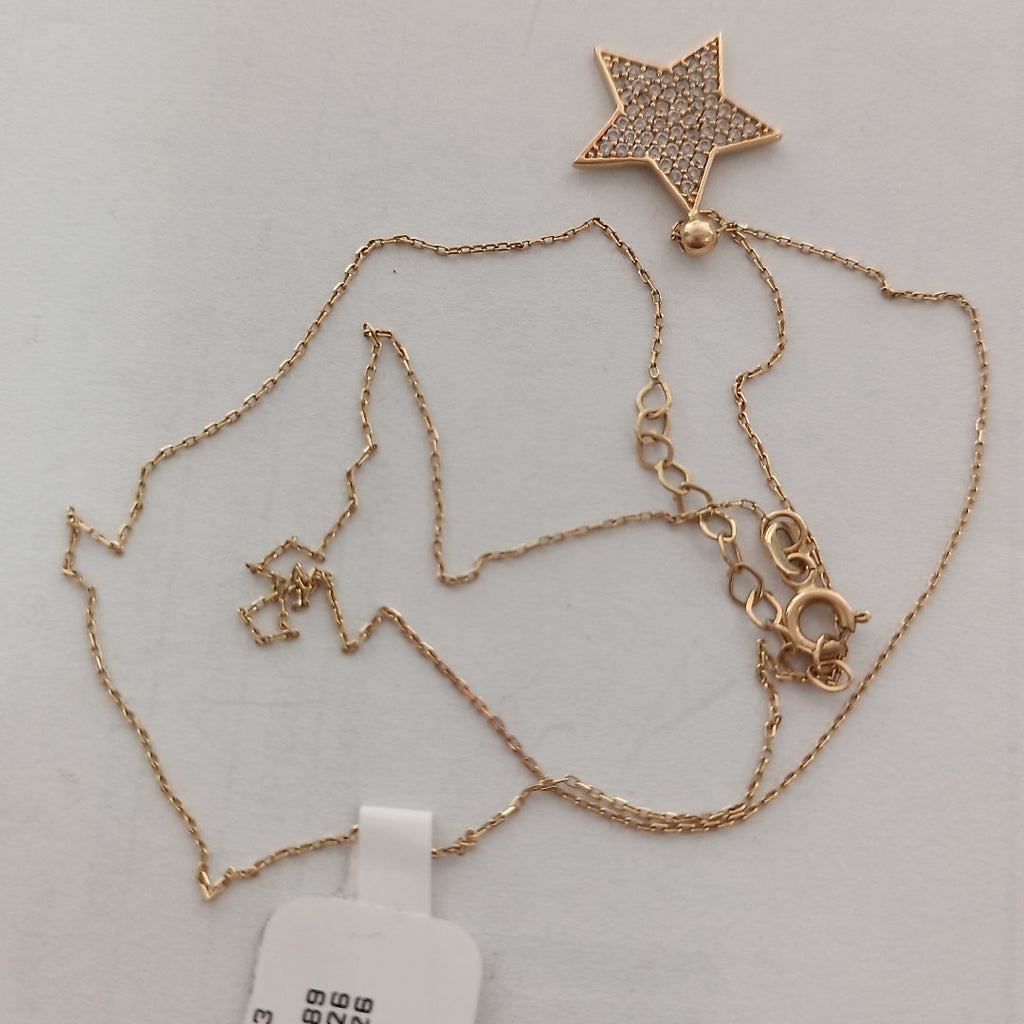 DIJE, GARGANTILLA ORO 14 K 2.1 GRMS (SEMINUEVO)
