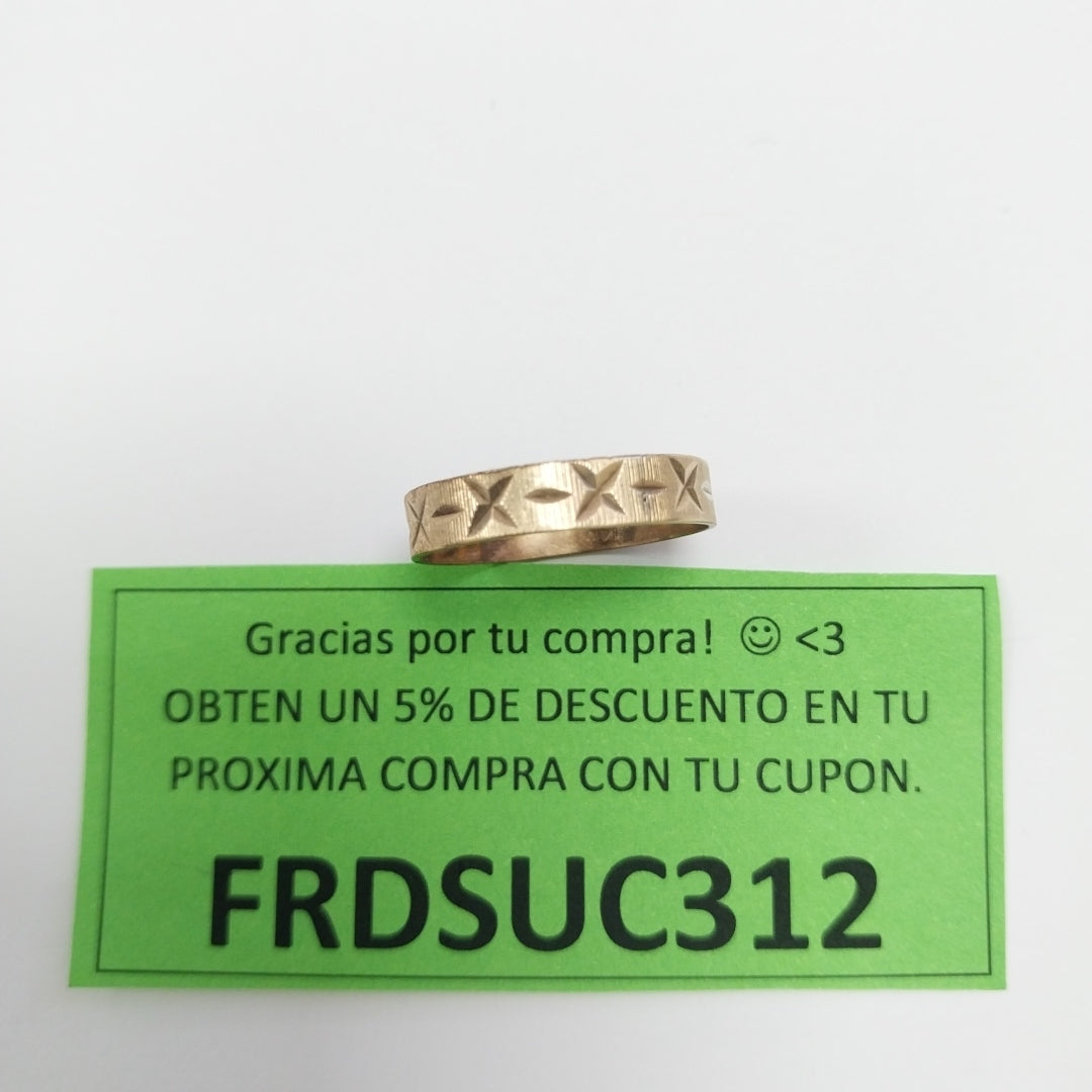 ARGOLLA ORO 10 K 1.8 GRMS (SEMINUEVO)
