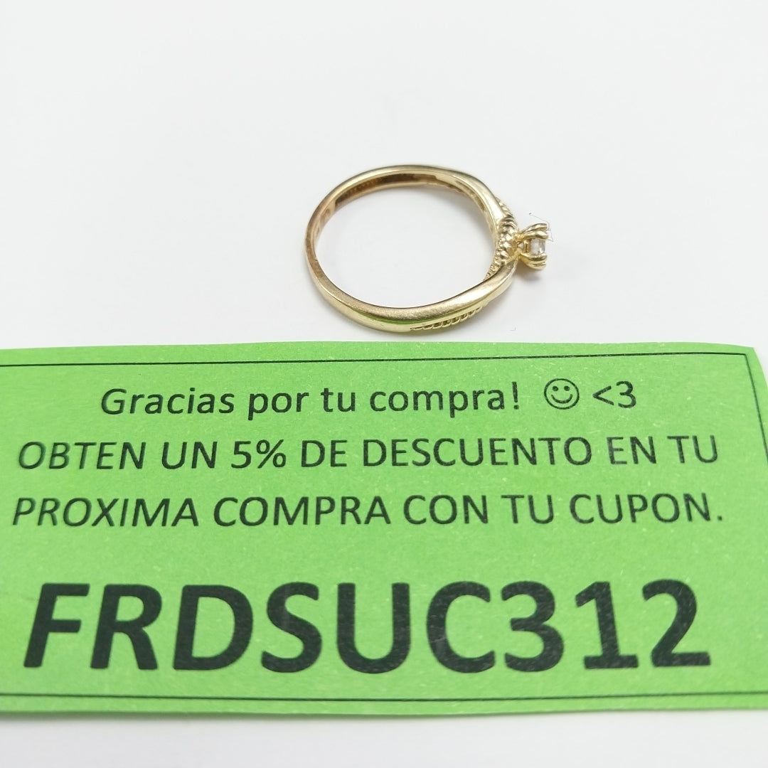 SOLITARIO ORO 10 K 1.9 GRMS (SEMINUEVO)