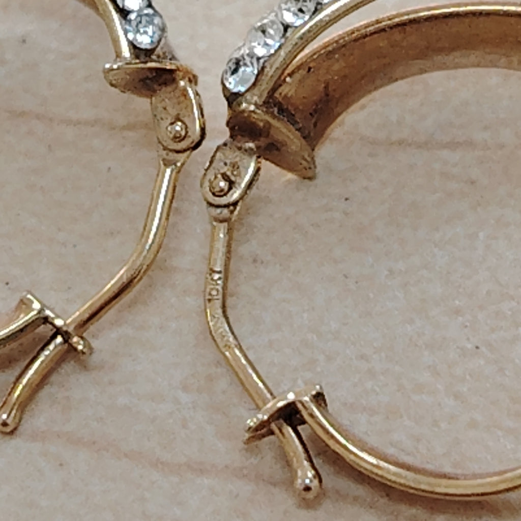 ARETES PAR ORO 10 K 2.6 GRMS (SEMINUEVO)
