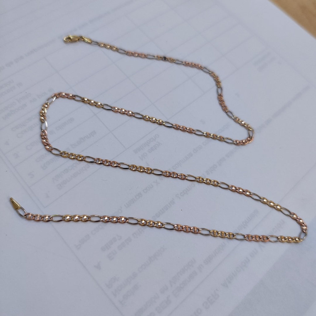 CADENA ORO COMBINADO 14 K 5,02 GRMS (SEMINUEVO)