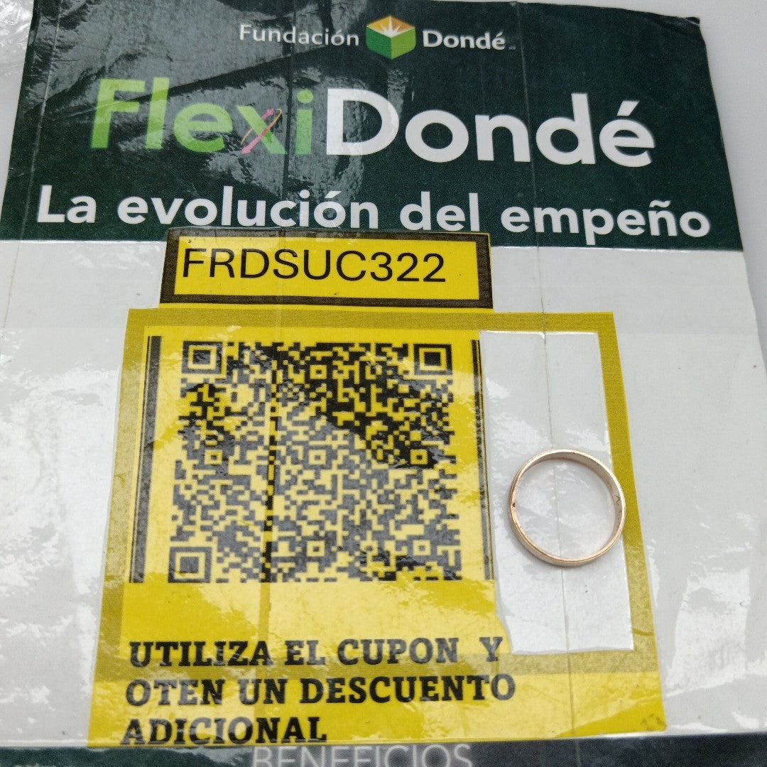 ARGOLLA ORO 10 K 1.5 GRMS (SEMINUEVO)