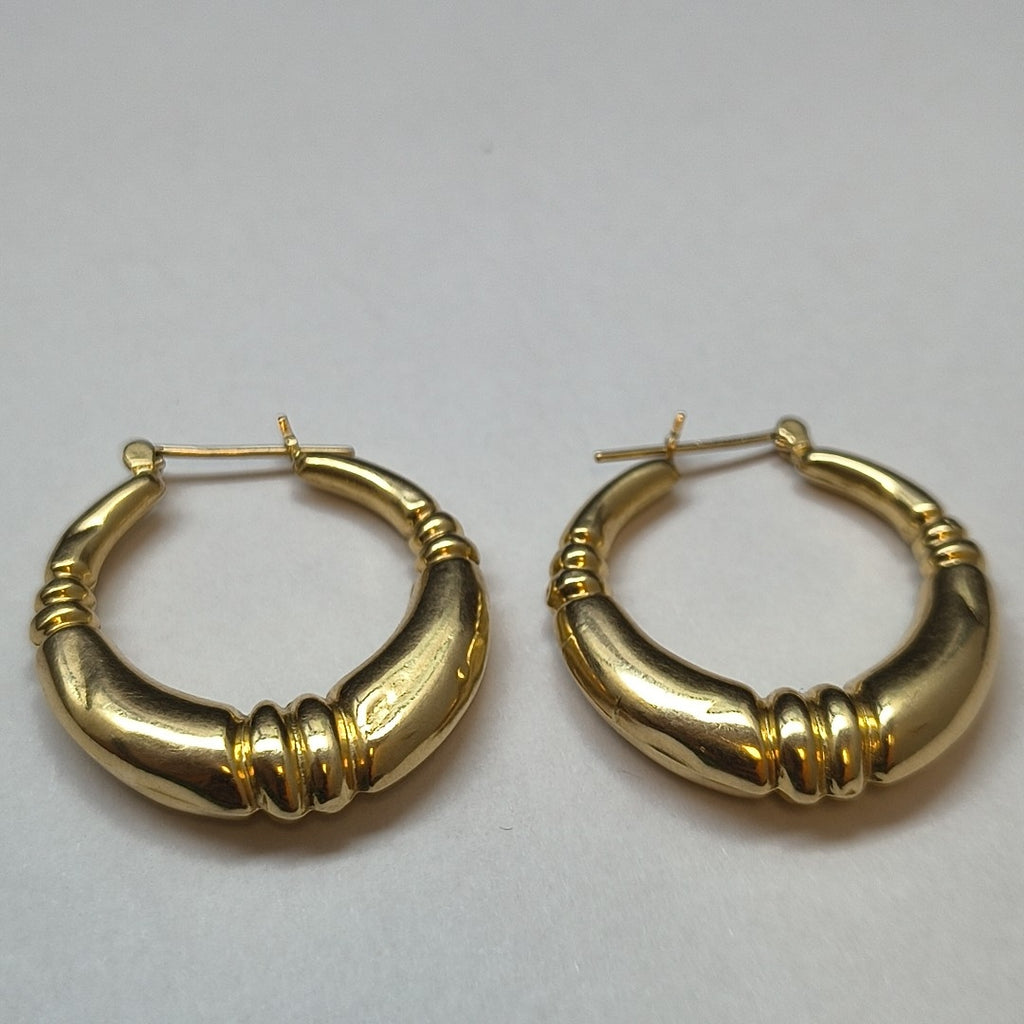 ARRACADAS PAR ORO 14 K 3,80 GRMS (SEMINUEVO)