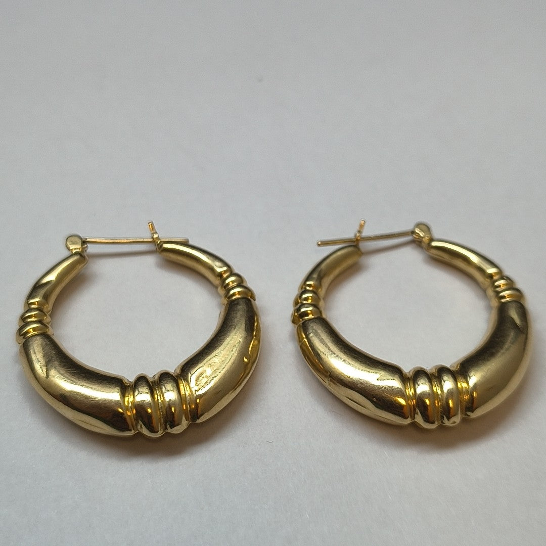 ARRACADAS PAR ORO 14 K 3,80 GRMS (SEMINUEVO)