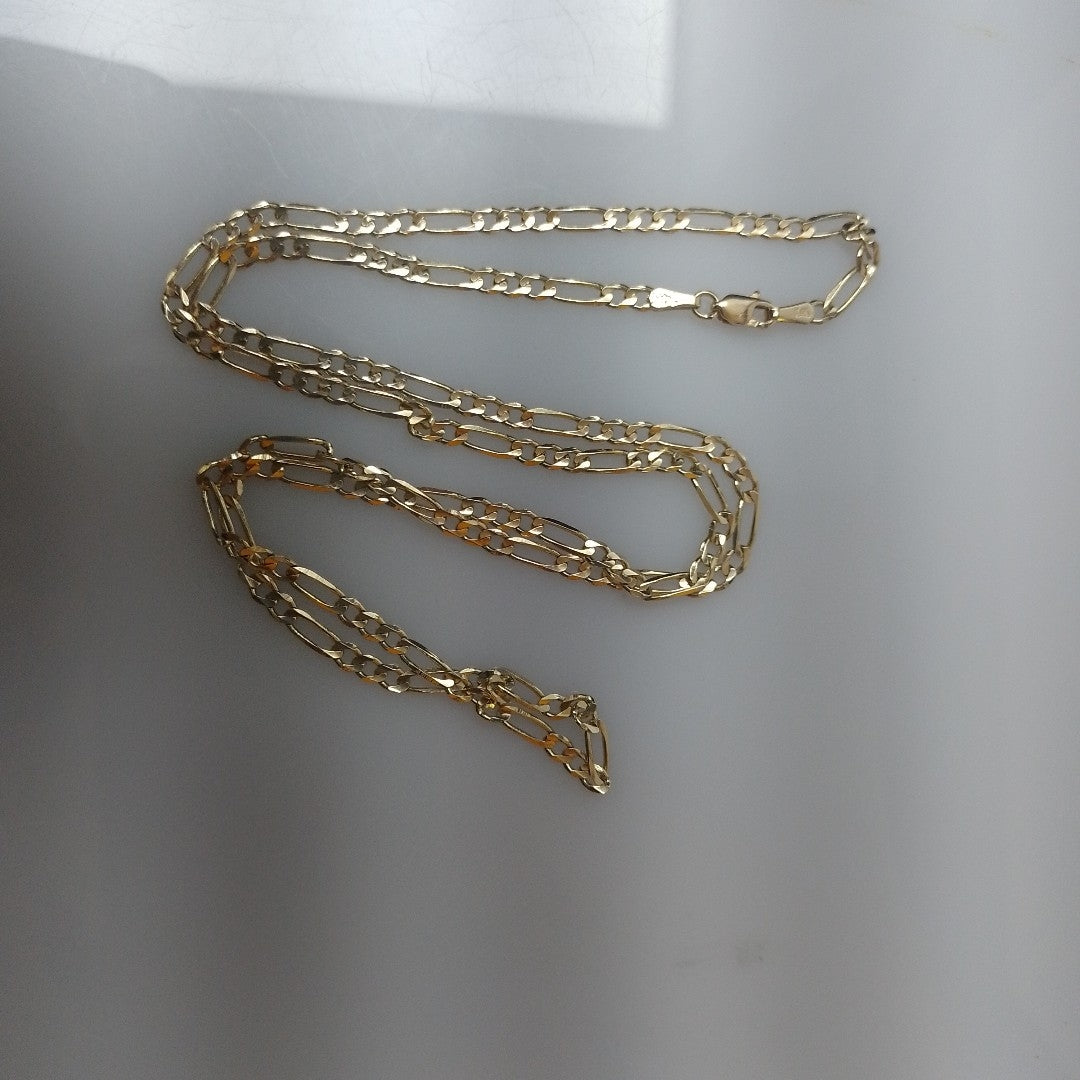CADENAS 3X1 ORO 14K 60 CM 8.6 GR (NUEVO)