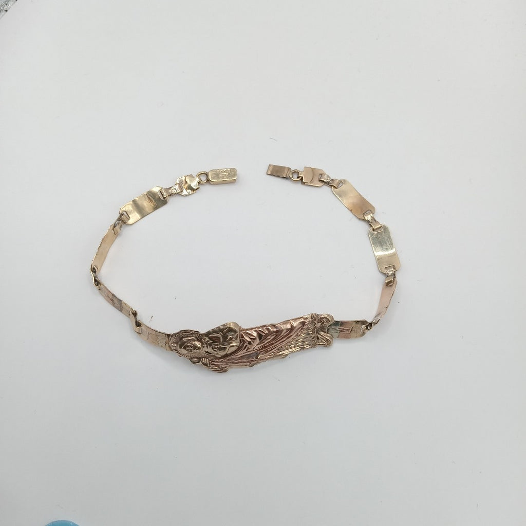 PULSERA ORO COMBINADO 10 K 8.3 GRMS (SEMINUEVO)