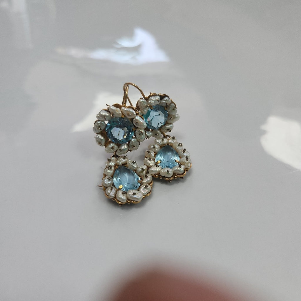 ARETES PAR ORO 8 K 16.2 GRMS (SEMINUEVO)
