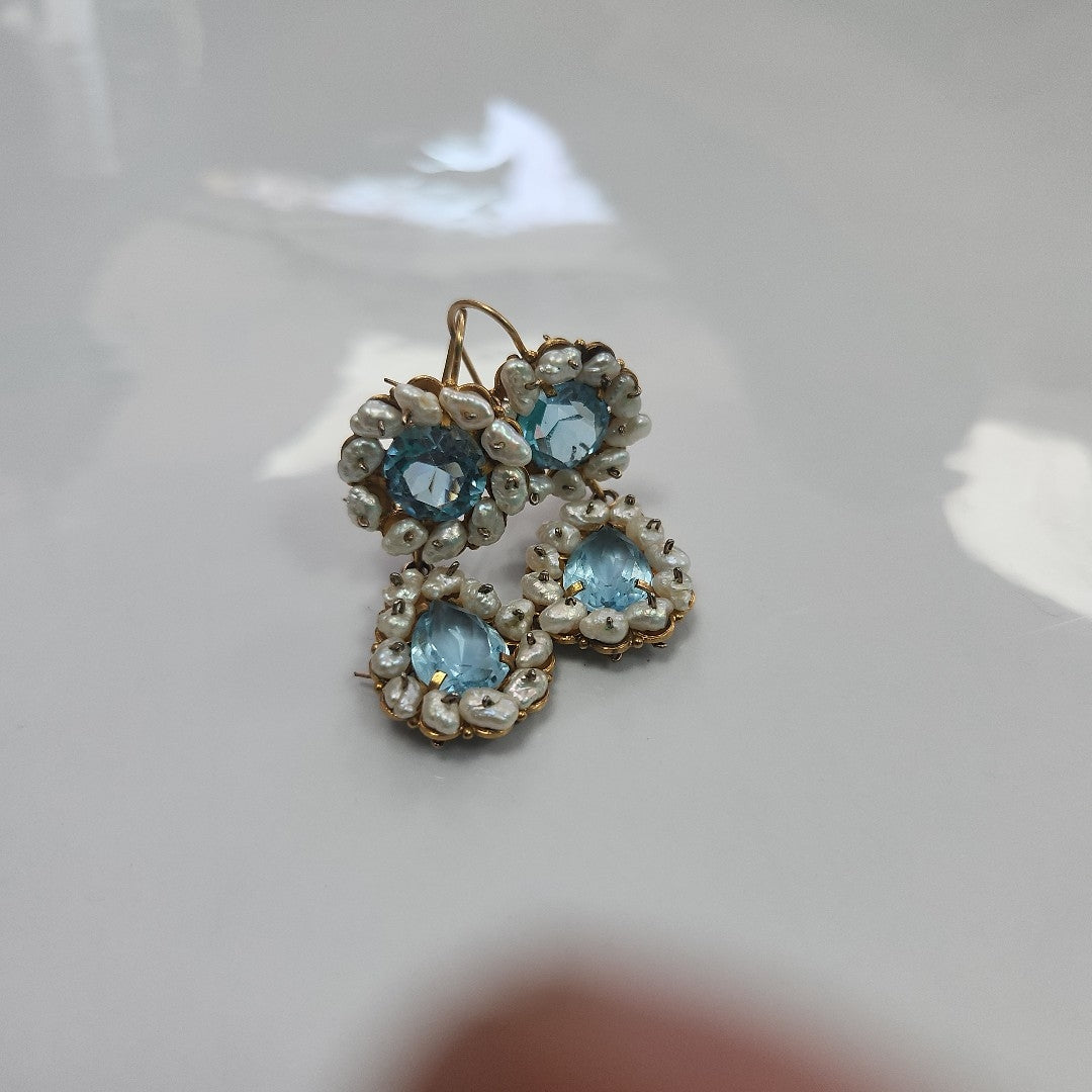 ARETES PAR ORO 8 K 16.2 GRMS (SEMINUEVO)