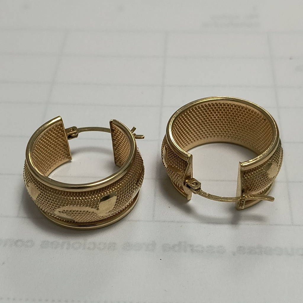 ARRACADAS PAR ORO 14 K 5.7 GRMS (SEMINUEVO)
