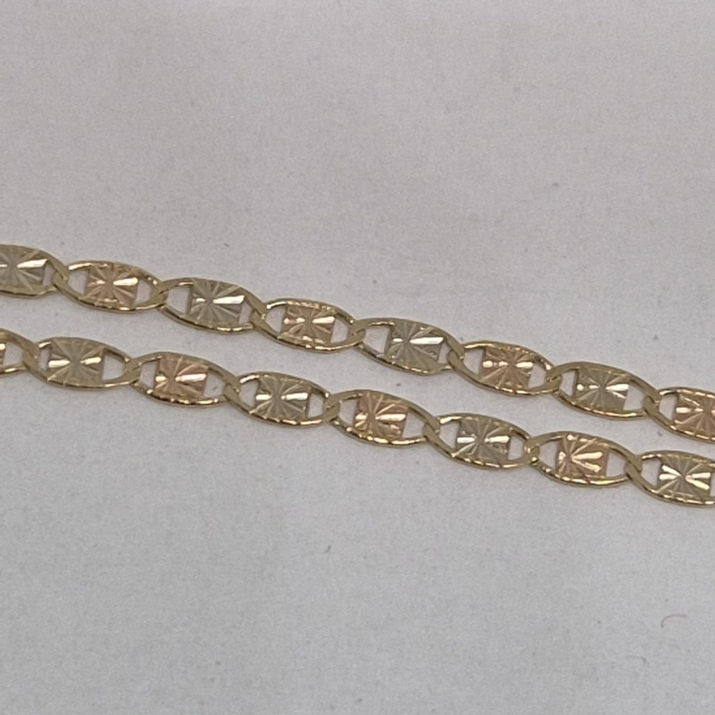 CADENA, MEDALLA RELIGIOSA ORO, ORO COMBINADO 10 K 2.1 GRMS (SEMINUEVO)