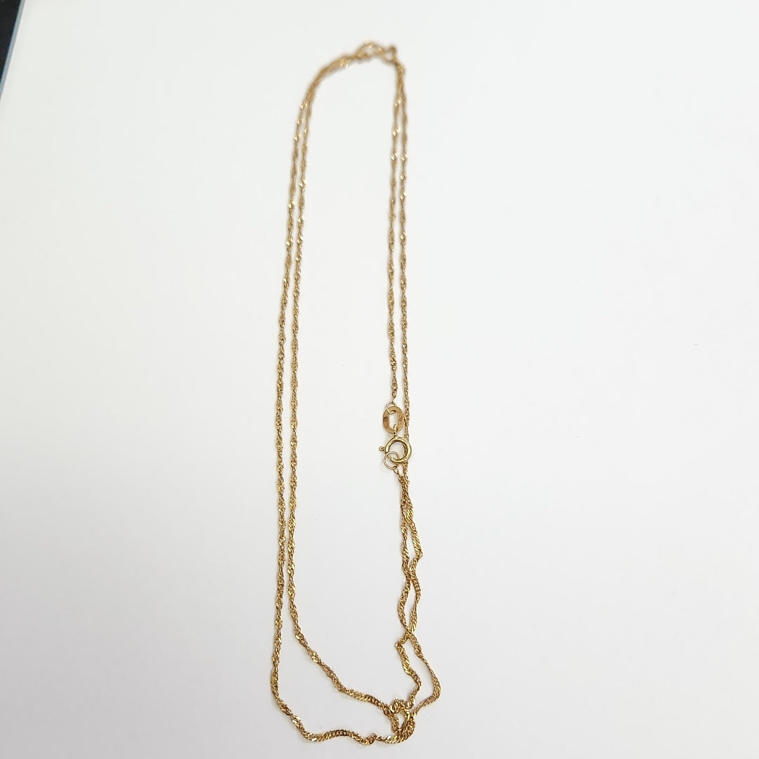 CADENA ORO 10 K 1.2 GRMS (SEMINUEVO)