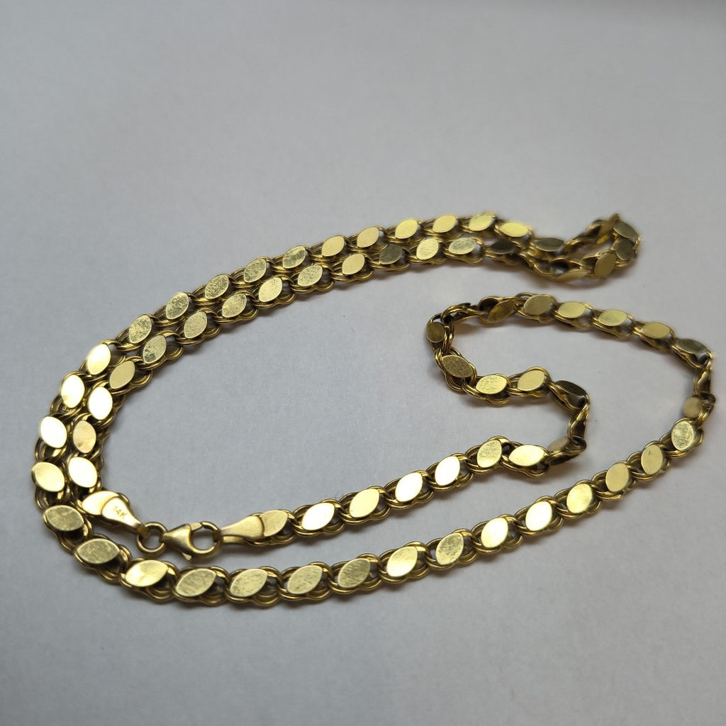 CADENA ORO 14 K 6.5 GRMS (SEMINUEVO)