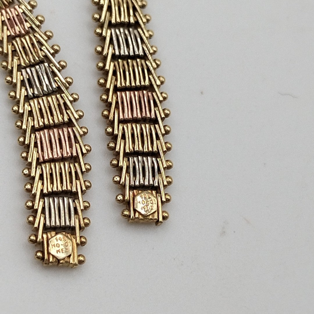ARETES PAR ORO 14 K 4,30 GRMS (SEMINUEVO)