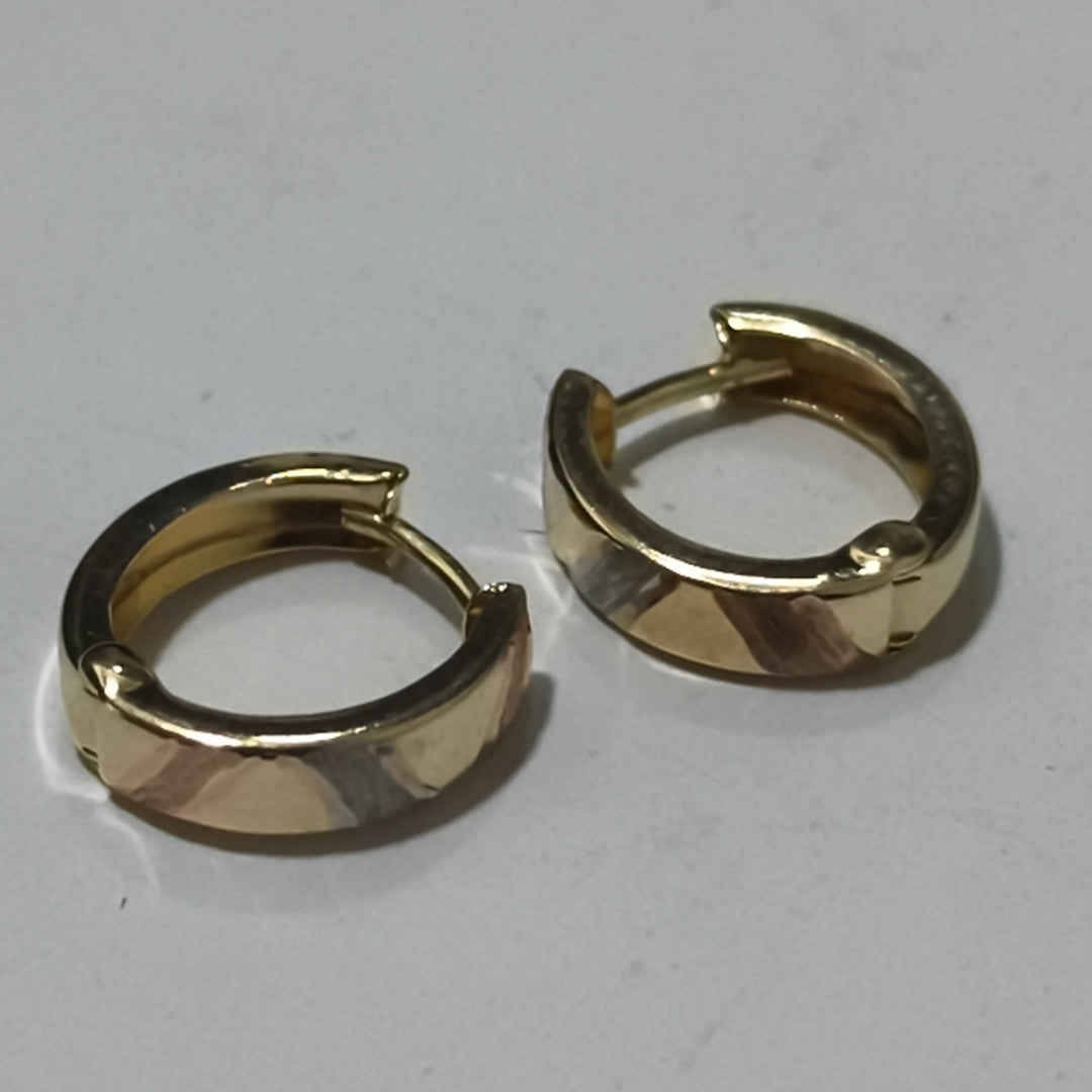 ARRACADAS PAR ORO 14 K 1.2 GRMS (SEMINUEVO)