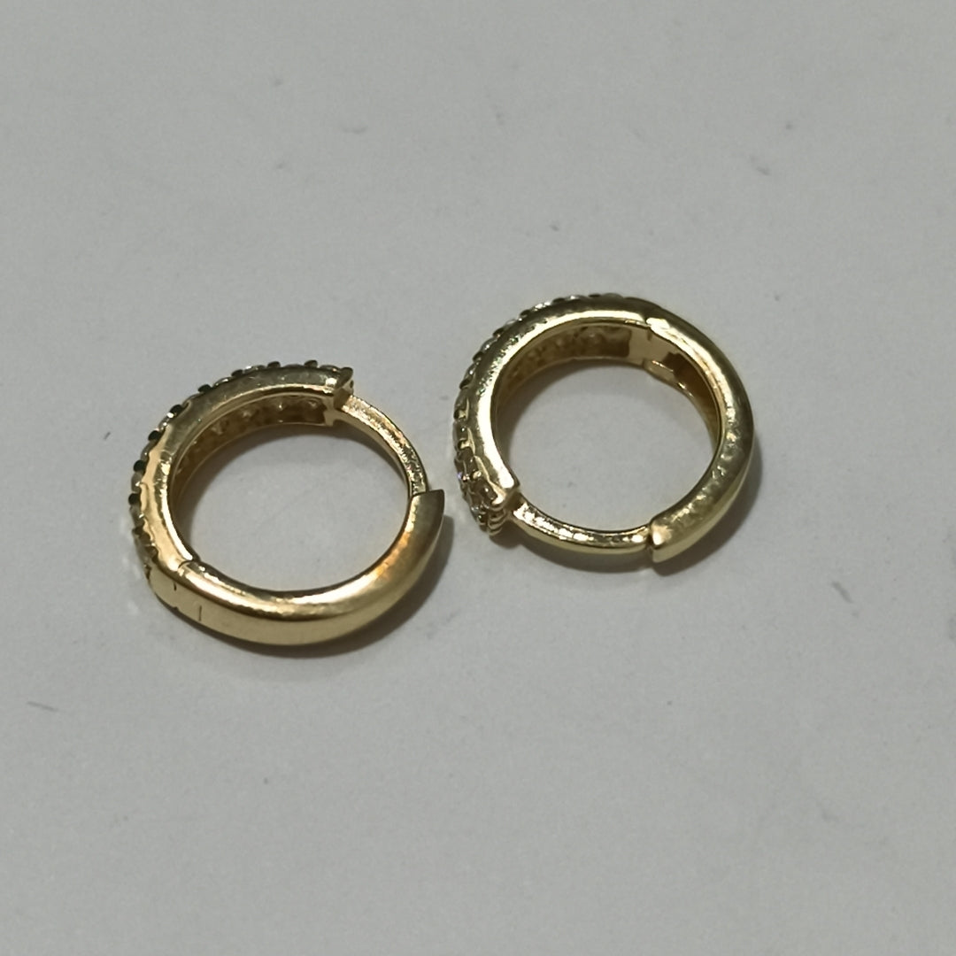 ARRACADAS PAR ORO 14 K 1.5 GRMS (SEMINUEVO)