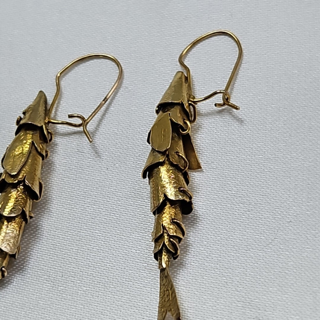 ARETES PAR ORO 8 K 4,00 GRMS (SEMINUEVO)