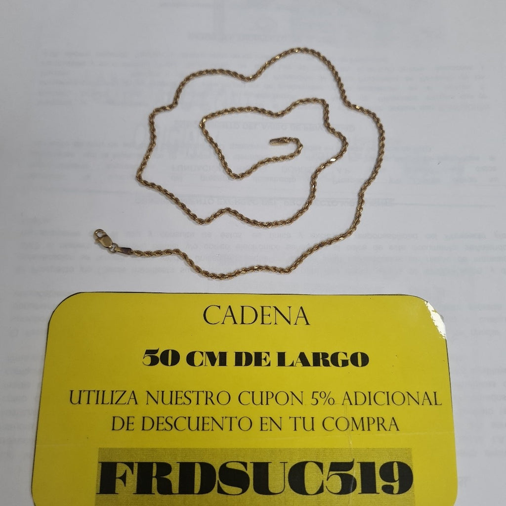 CADENA ORO 14 K 7,20 GRMS (SEMINUEVO)
