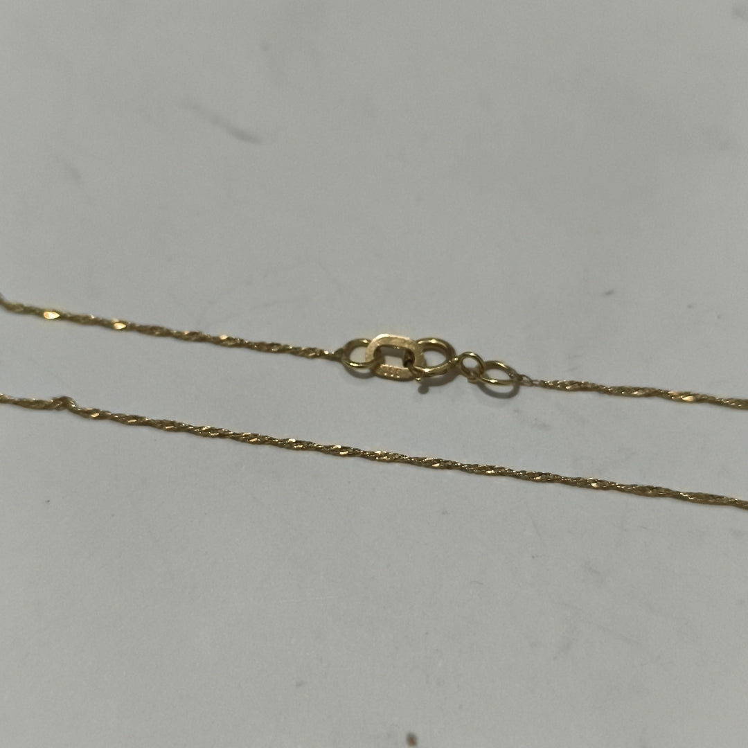 CADENA ORO 14 K 0.9 GRMS (SEMINUEVO)
