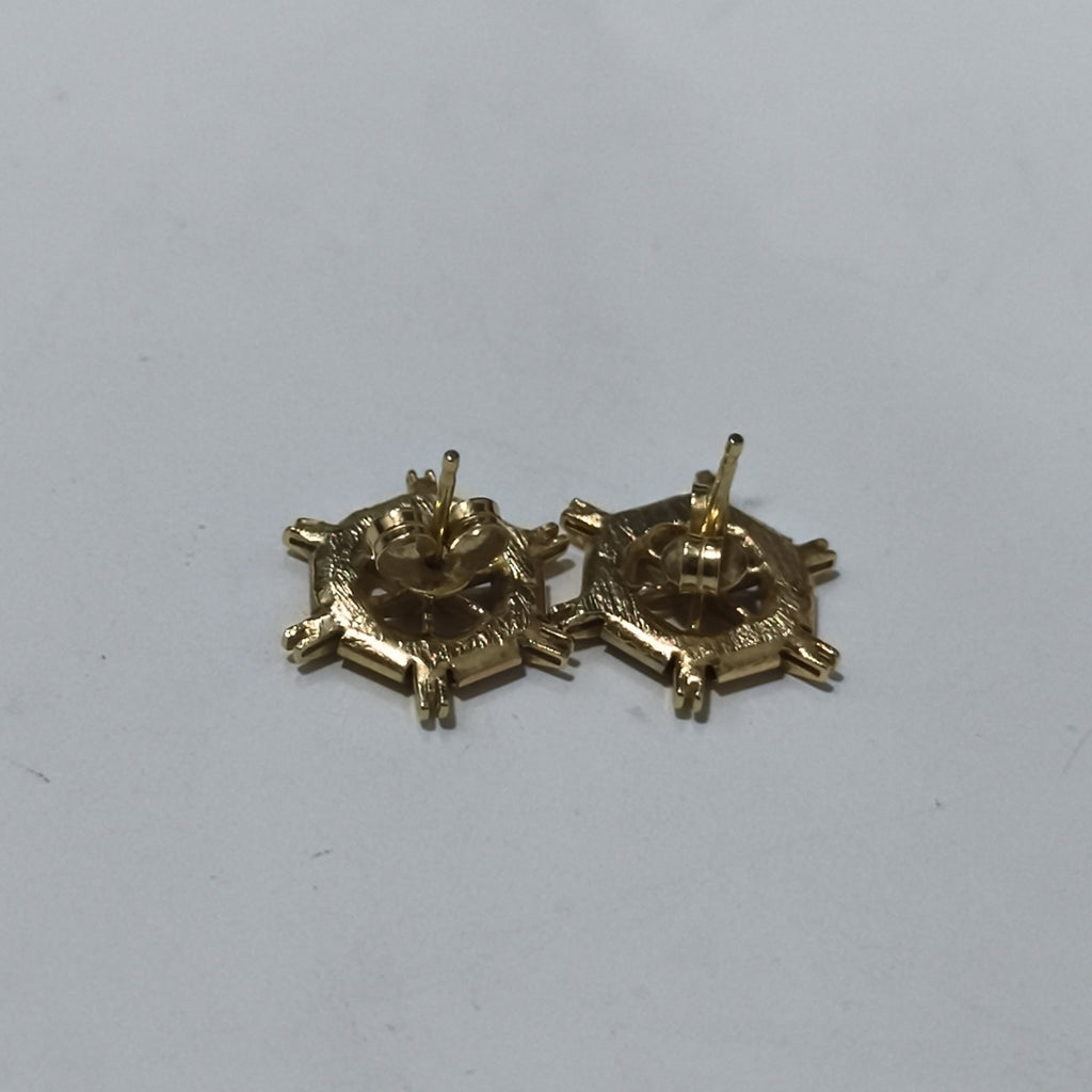 ARETES PAR ORO 14 K 2.8 GRMS (SEMINUEVO)